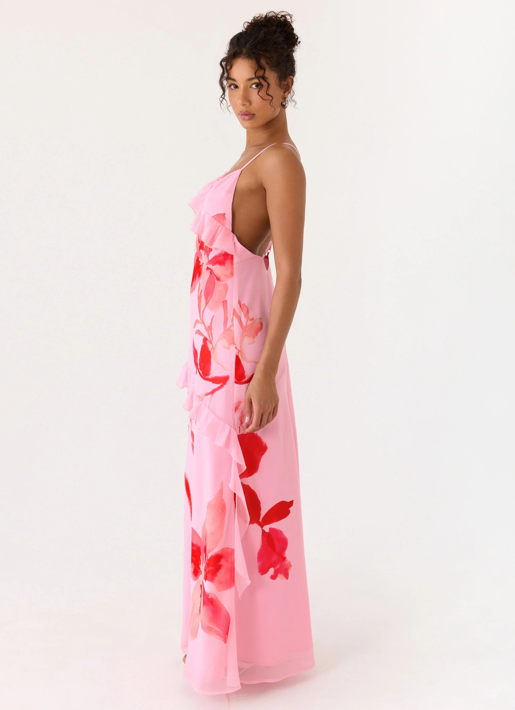 Ayesha Maxi Dress - Pink Petal